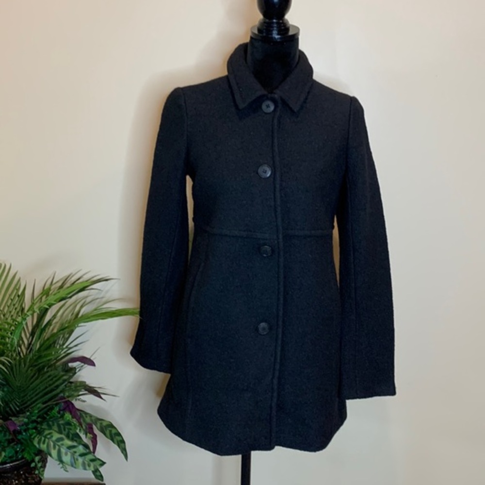 LANDS END …NWOT, Wool blend car coat